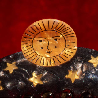 Sun & Stars Celestial Acetate Claw Clip
