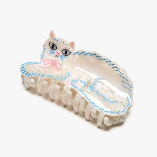Pretty Kitty Persian Cat Acetate Claw Clip