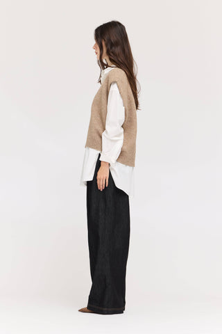 The Umber Knit Shell