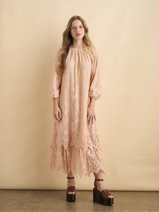 Megan Lace Midi Dress