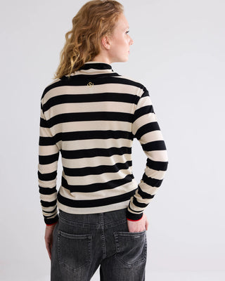 Striped Turtleneck Top