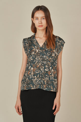Sabrina Floral Printed Top