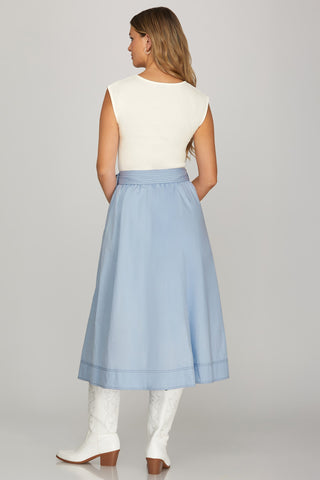 Regatta Tie Waist Midi Dress