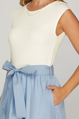 Regatta Tie Waist Midi Dress