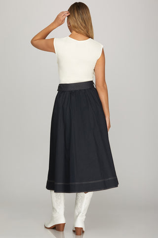 Regatta Tie Waist Midi Dress