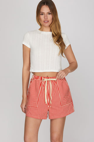 Awning Stripe Short