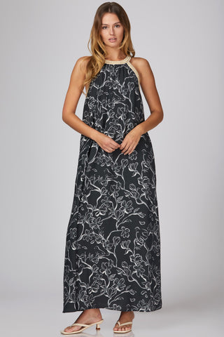 Nightingale Halter Maxi Dress