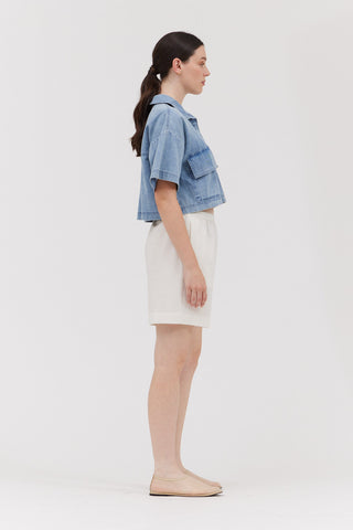 Chambray Top