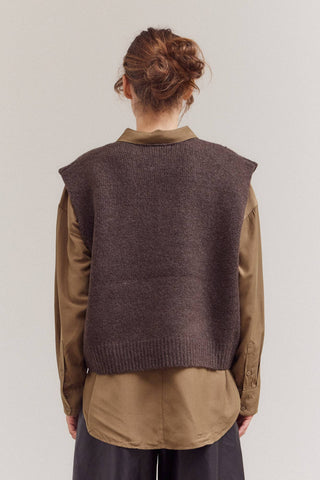 The Umber Knit Shell