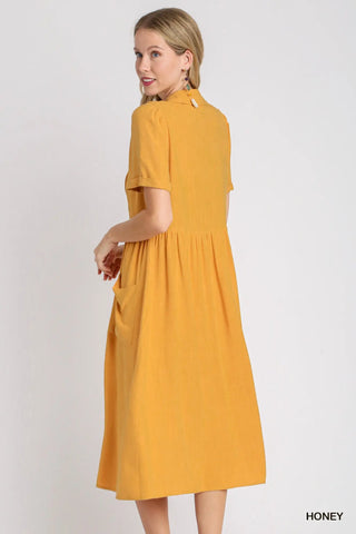 Vanessa Collared Button Down Dress
