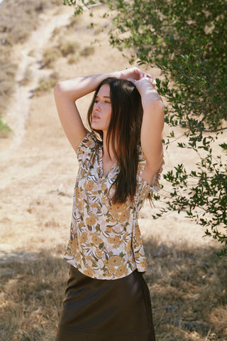 Sabrina Floral Printed Top