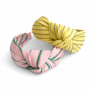 Weekend Stripe Knot Headband – Effortless Preppy Vibe