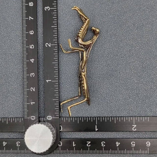 Brass Mantis Figurine