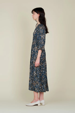 Veronica 3/4 Sleeve Midi Dress