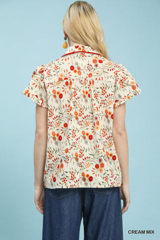 The Poppy Blouse (Cream)