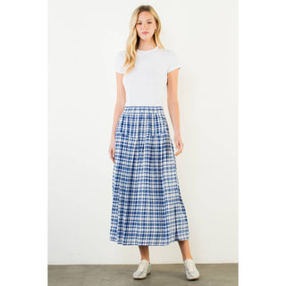 The Seaside Plaid Skirt