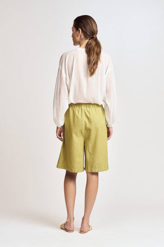 The Golden Moss Tuck Short