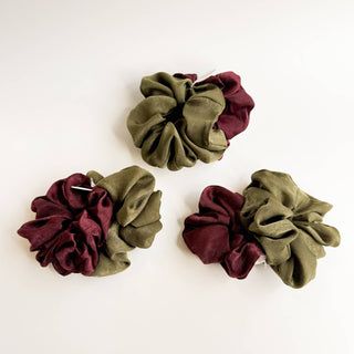 Christmas Satin Scrunchies