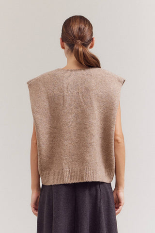 The Umber Knit Shell