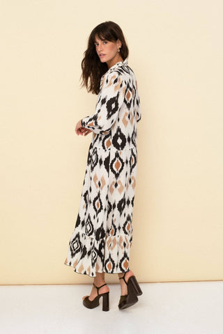 Carmen Cotton Dress Ecru