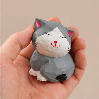 Smug Cat Figurine
