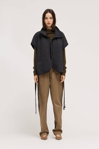 Raven Quilted Vest