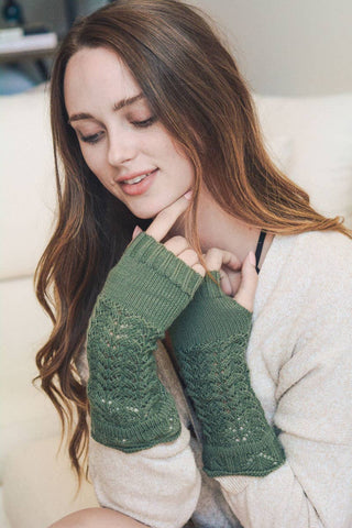 Fireside Fingerless Knit Arm Warmers