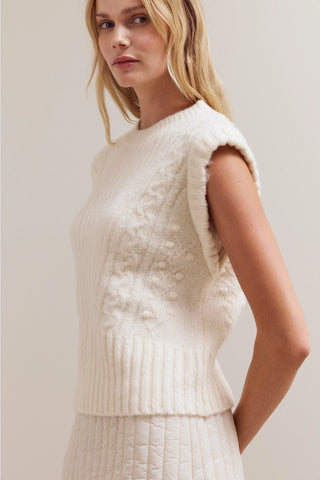 Clair Cable Knit Vest