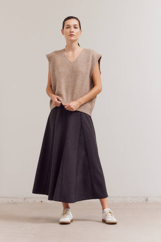 The Umber Knit Shell