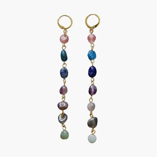 Bohemian Aura Drop Earrings