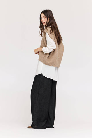 The Umber Knit Shell