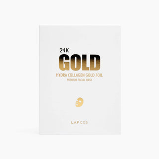 24K Gold Foil Premium Collagen Face Mask- 5 pack