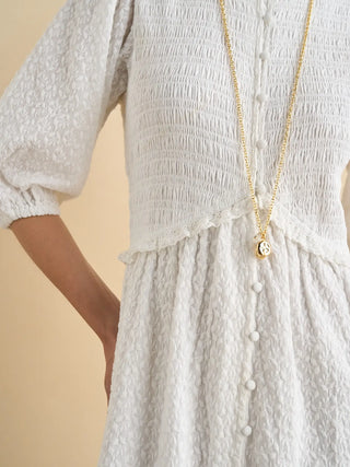 Magnolia Maxi Dress -  White