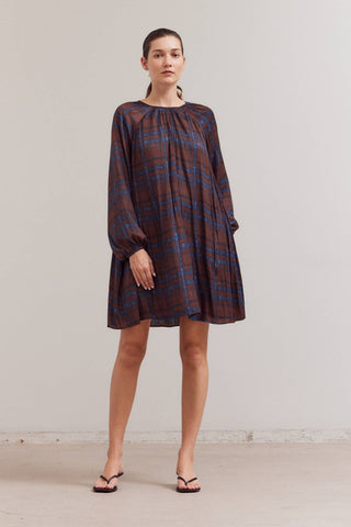 The Onyx Plaid Mini Dress