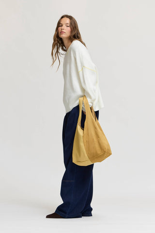 The Heron Contrast Stitch Sweater