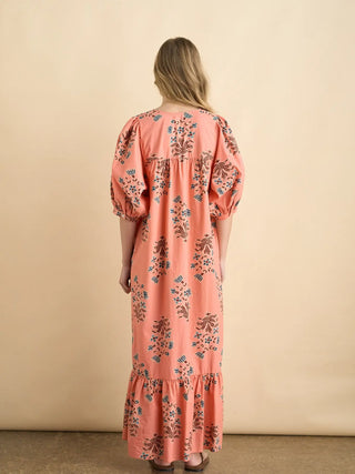 Sofia Maxi Dress - Coral