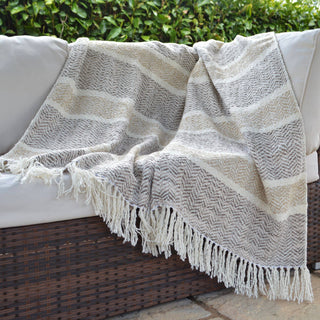 Herringbone Throw Blanket