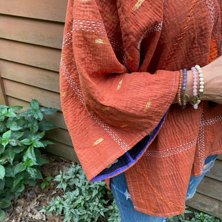 Kantha Shirt | Made From Recycled Cotton Kanthas One Size
