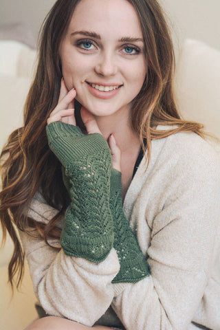 Fireside Fingerless Knit Arm Warmers