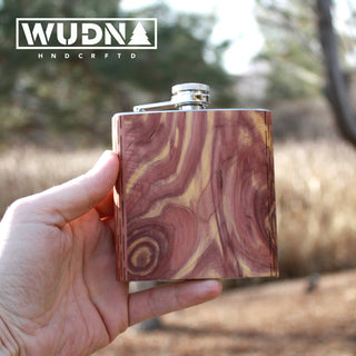 Wooden Hip Flask