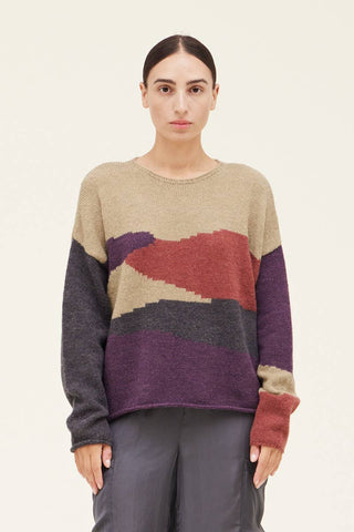 The Canyon Color Block Sweater