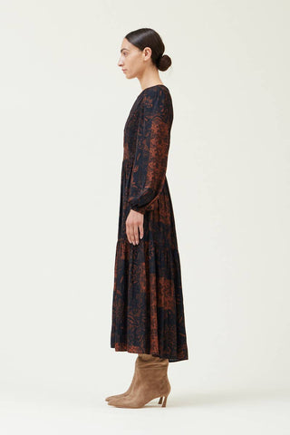 The Maple Smocked Maxi Dress