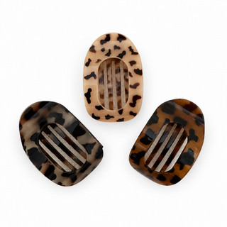 Tortoise Flat Hair Claw Clip