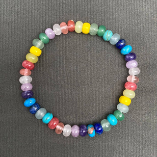 Colorful Stone Bead Bracelet