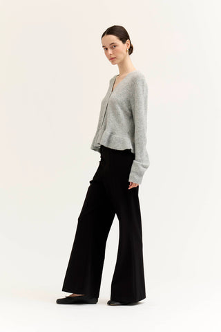 The Linnet Ruffle Hem Cardigan