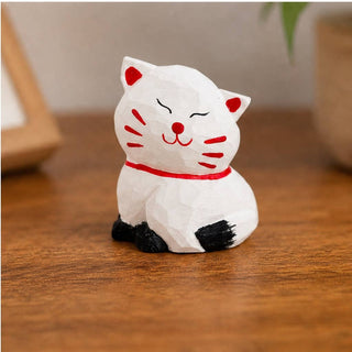 Smug Cat Figurine