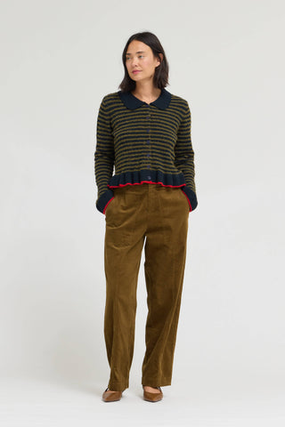 Sabrina Ruffle Hem Cardigan