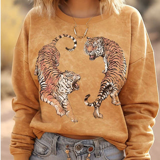 Twin Tigers Mineral Wash Sweatshirt