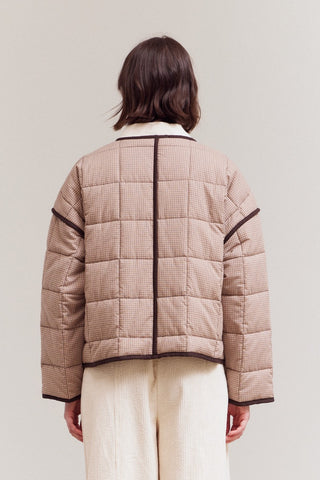PIN GRID QUILTED JACKET - Grade and Gather - FW'25