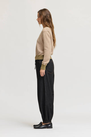 Goldfinch Striped V-Neck Sweater